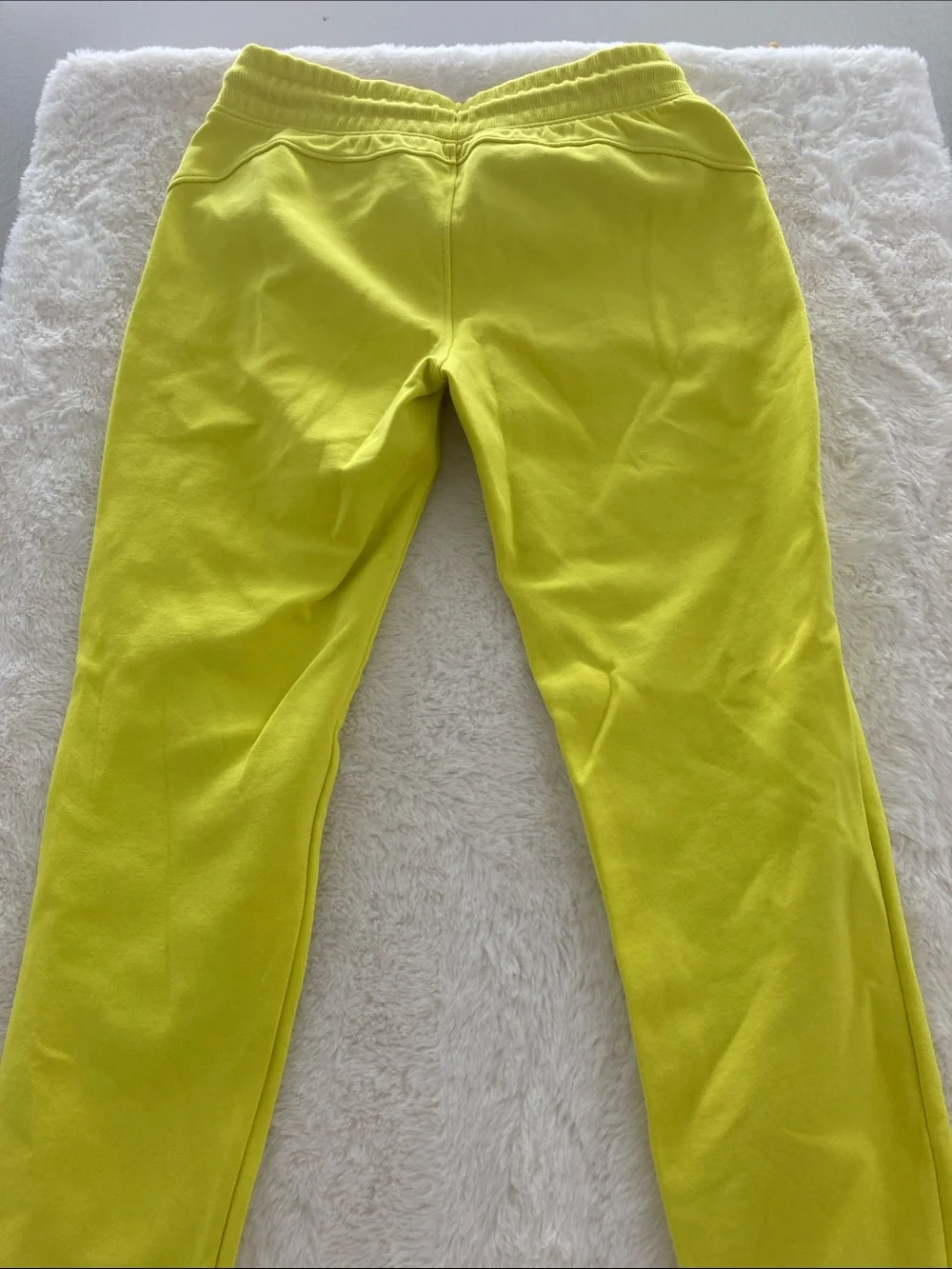 SALE! Old Navy Lime Green Pink Drawstring Jogger Sweatpants Zip Pockets L 10-12